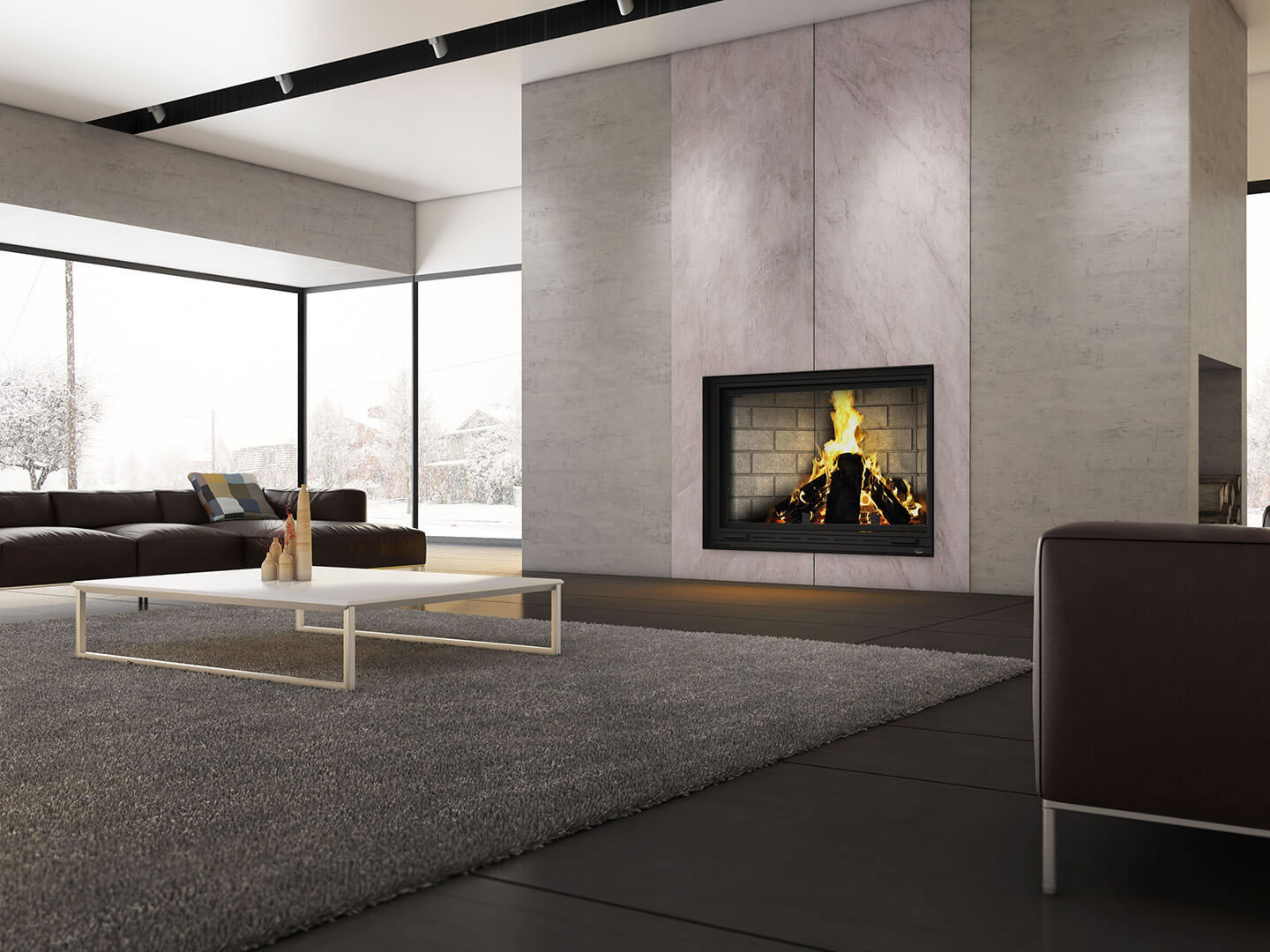 Foyer au gaz: choisir le bon foyer pour ambiance parfaite 3 Foyer au bois